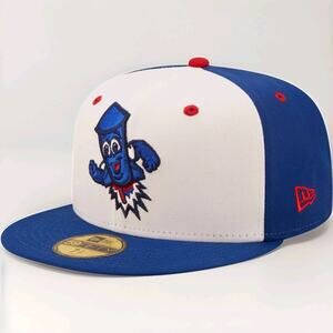 MiLB Worcester Red Sox Los Wepas New Era 59Fifty Fitted Hat Cap Size 6 7/8